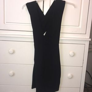 A cross tight body dress